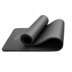 Коврик тренировочный 4Fizjo, 1,5 см, черный цена и информация | Коврики для йоги, фитнеса | kaup24.ee