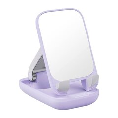 Baseus Складная подставка для телефона Baseus с зеркалом (фиолетовая) цена и информация | Mobiiltelefonide hoidjad | kaup24.ee