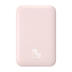 Powerbank Baseus Magnetic Mini 6000mAh 20W MagSafe (pink) цена и информация | Зарядные устройства Power bank | kaup24.ee