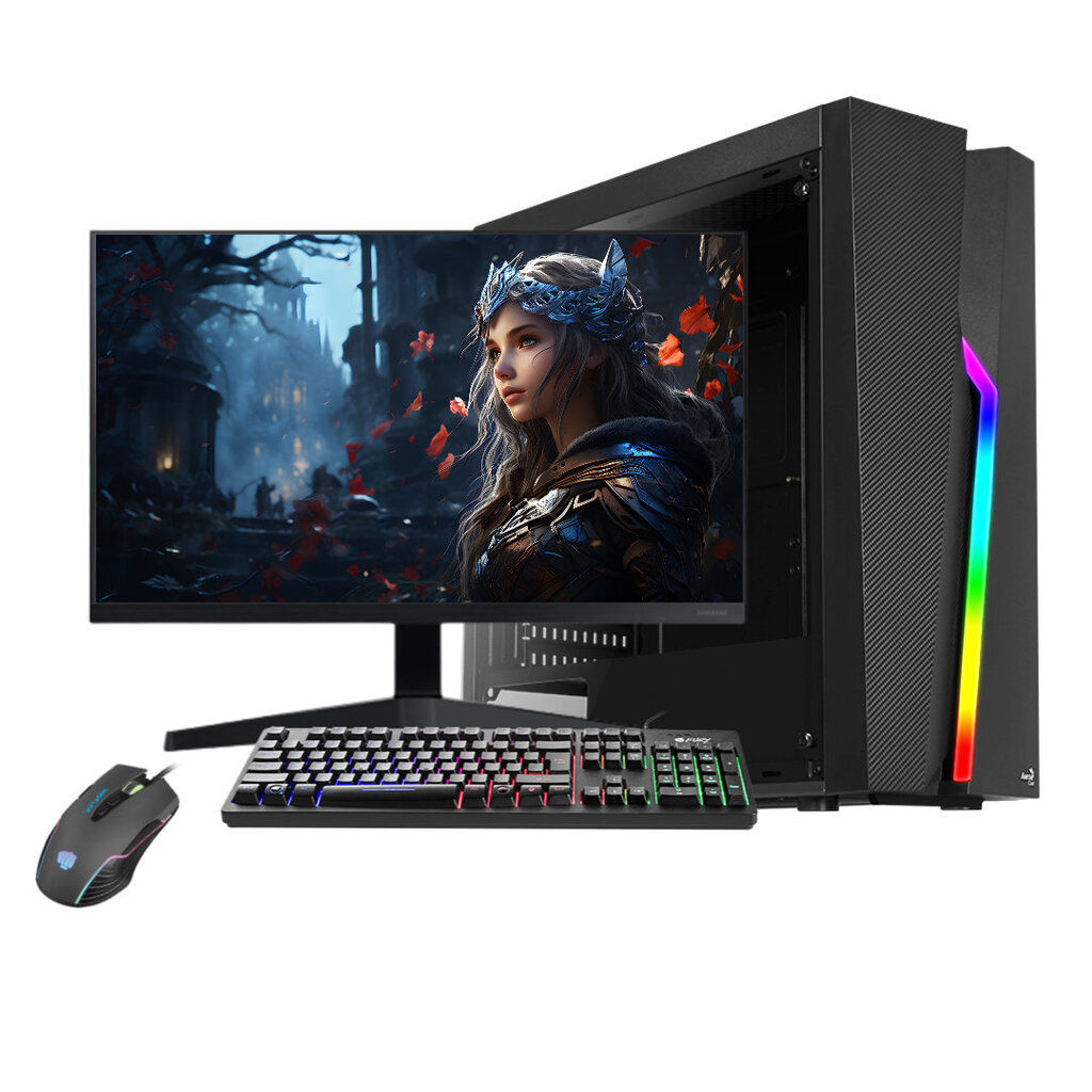 Gaming PC Pro 2 Komplekt, Intel® Core™ i7-13700F 5.2GHz, 2 TB HDD 1 TB SSD, RAM 16 GB, Windows 10 hind ja info | Lauaarvutid | kaup24.ee