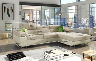 Мягкий угловой диван Armando, зеленый/серый цена и информация | Угловые диваны | kaup24.ee