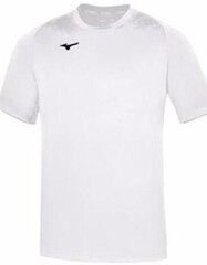 Treeningsärk meestele Mizuno Core Short Sleeve Tee, valge цена и информация | Мужские футболки | kaup24.ee