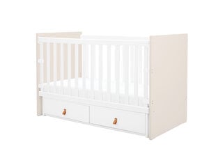 Детская кроватка KikkaBoo Hollee, 60 x 120 см, серый/белый цвет цена и информация | Kikkaboo Мебель и домашний интерьер | kaup24.ee