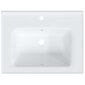 vidaXL vannitoa valamu, valge, 61x48x19,5 cm, kandiline, keraamiline hind ja info | Kraanikausid, valamud | kaup24.ee