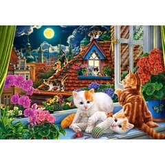 Пазл с котятами Castorland Kittens on the Roof, 1500 д. цена и информация | Пазлы | kaup24.ee