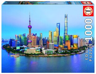Пазл  Educa Shanghai al Atardecer, 1000 деталей цена и информация | Пазлы | kaup24.ee