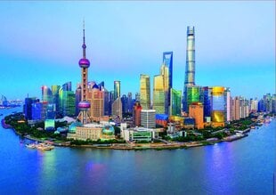 Pusle Educa Shanghai al Atardecer, 1000 tk цена и информация | Пазлы | kaup24.ee