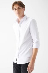 Рубашка Mavi 0210408620-S, белая цена и информация | Мужские рубашки | kaup24.ee