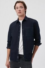 Джинсовая рубашка Mavi 0210734900-M, тёмно-синяя цена и информация | Мужские рубашки | kaup24.ee