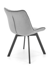 2-tooli komplekt K520, hall/must hind ja info | Söögitoolid, baaritoolid | kaup24.ee