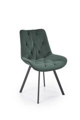 2-tooli komplekt K519, roheline/must hind ja info | Söögilaua toolid, köögitoolid | kaup24.ee