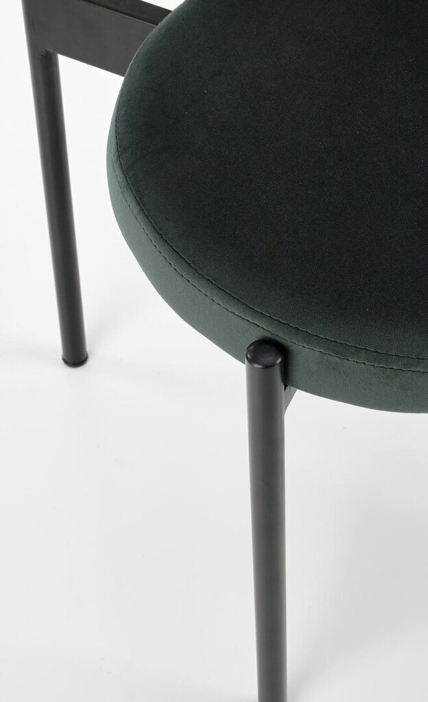 4-tooli komplekt K509, roheline/must hind ja info | Söögitoolid, baaritoolid | kaup24.ee