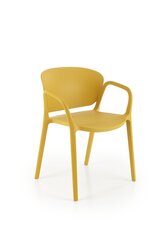 Комплект из 4-х стульев K491, желтый цвет цена и информация | Стулья для кухни и столовой | kaup24.ee