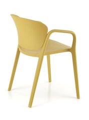 Комплект из 4-х стульев K491, желтый цвет цена и информация | Стулья для кухни и столовой | kaup24.ee