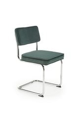 4-tooli komplekt K510, roheline/hõbedane цена и информация | Стулья для кухни и столовой | kaup24.ee