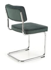 4-tooli komplekt K510, roheline/hõbedane цена и информация | Стулья для кухни и столовой | kaup24.ee