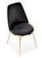 2-tooli komplekt K460, must/kuldne цена и информация | Söögitoolid, baaritoolid | kaup24.ee