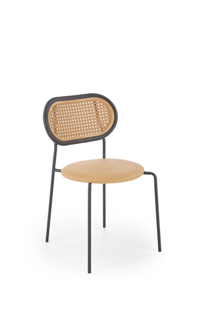 4-tooli komplekt K524, pruun/must hind ja info | Söögitoolid, baaritoolid | kaup24.ee