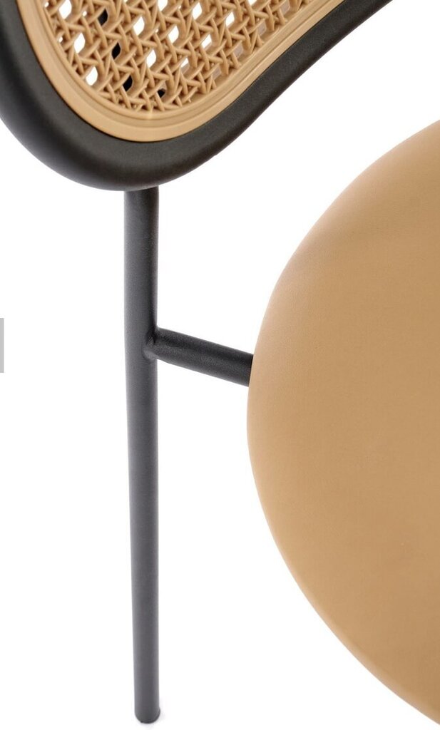 4-tooli komplekt K524, pruun/must hind ja info | Söögitoolid, baaritoolid | kaup24.ee