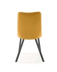 4-tooli komplekt Halmar K450, kollane hind ja info | Söögilaua toolid, köögitoolid | kaup24.ee