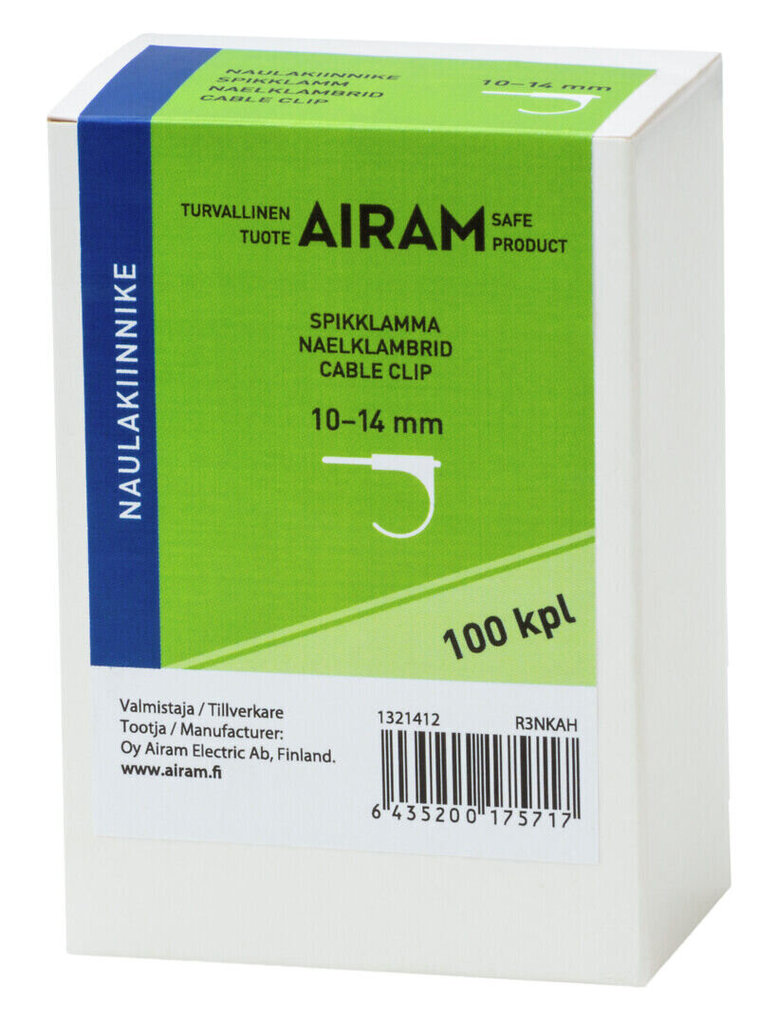 Airam, 10-14 mm hind ja info | Kaablid ja juhtmed | kaup24.ee