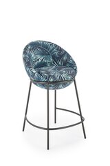 2-tooli komplekt H118, sinine/must hind ja info | Söögilaua toolid, köögitoolid | kaup24.ee