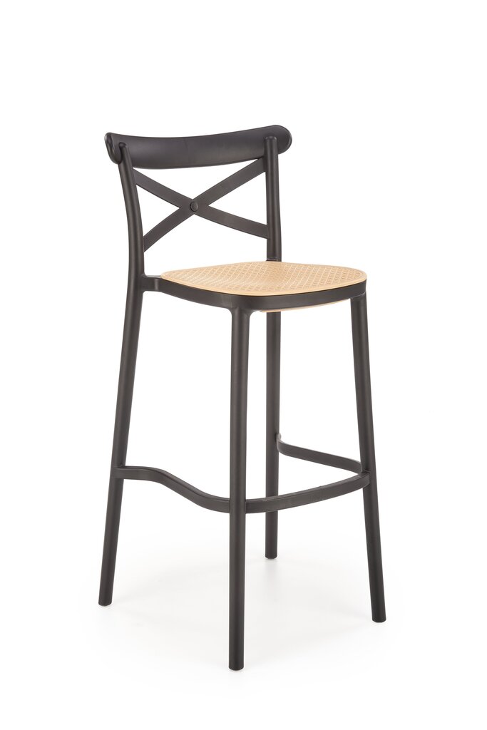 4-tooli komplekt H111, must/pruun цена и информация | Söögitoolid, baaritoolid | kaup24.ee