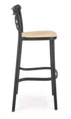 Комплект из 4-х стульев H111, черный/коричневый цвет цена и информация | Стулья для кухни и столовой | kaup24.ee
