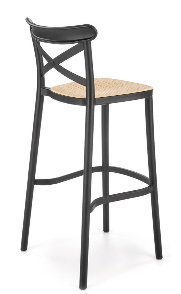 4-tooli komplekt H111, must/pruun цена и информация | Söögitoolid, baaritoolid | kaup24.ee