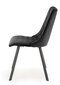 4-tooli komplekt K450, must цена и информация | Söögitoolid, baaritoolid | kaup24.ee