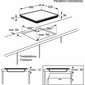 Electrolux EHF6241FOK 60 cm 6400 W цена и информация | Pliidiplaadid | kaup24.ee