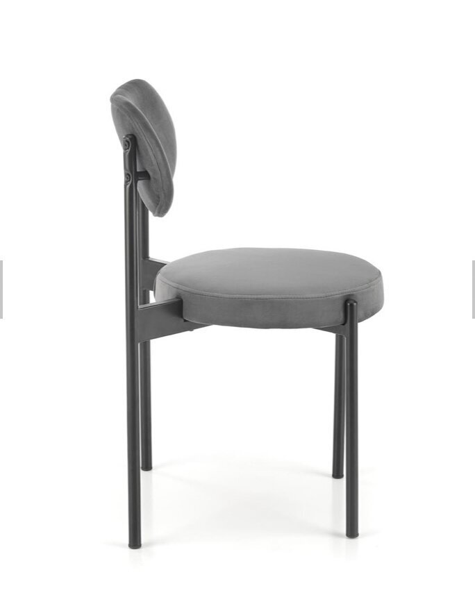 4-tooli komplekt K509, hall/must hind ja info | Söögitoolid, baaritoolid | kaup24.ee