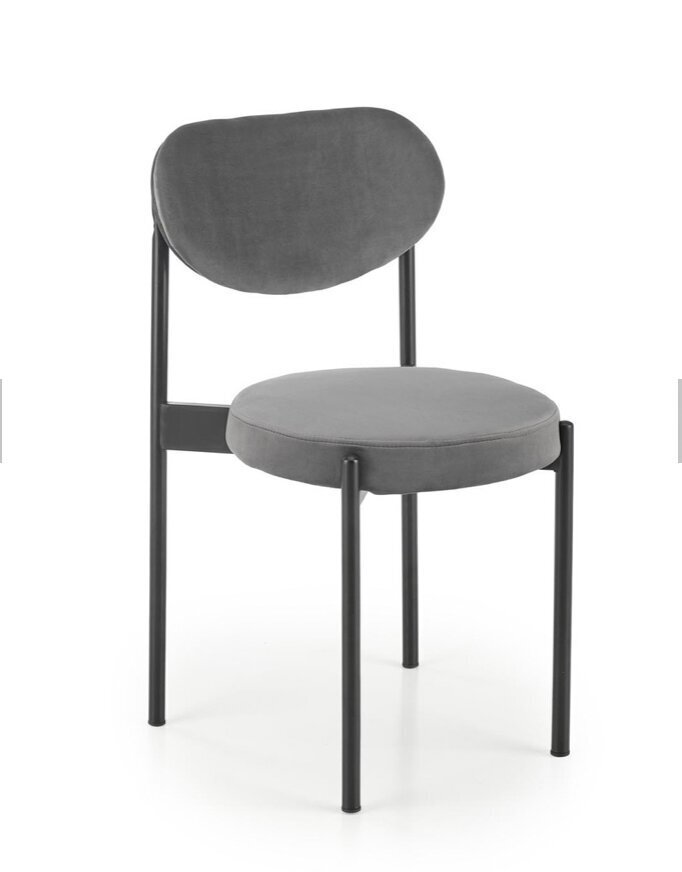 4-tooli komplekt K509, hall/must цена и информация | Söögitoolid, baaritoolid | kaup24.ee