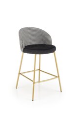 Комплект из 2 стульев H113, черный/золотистый цвет цена и информация | Стулья для кухни и столовой | kaup24.ee