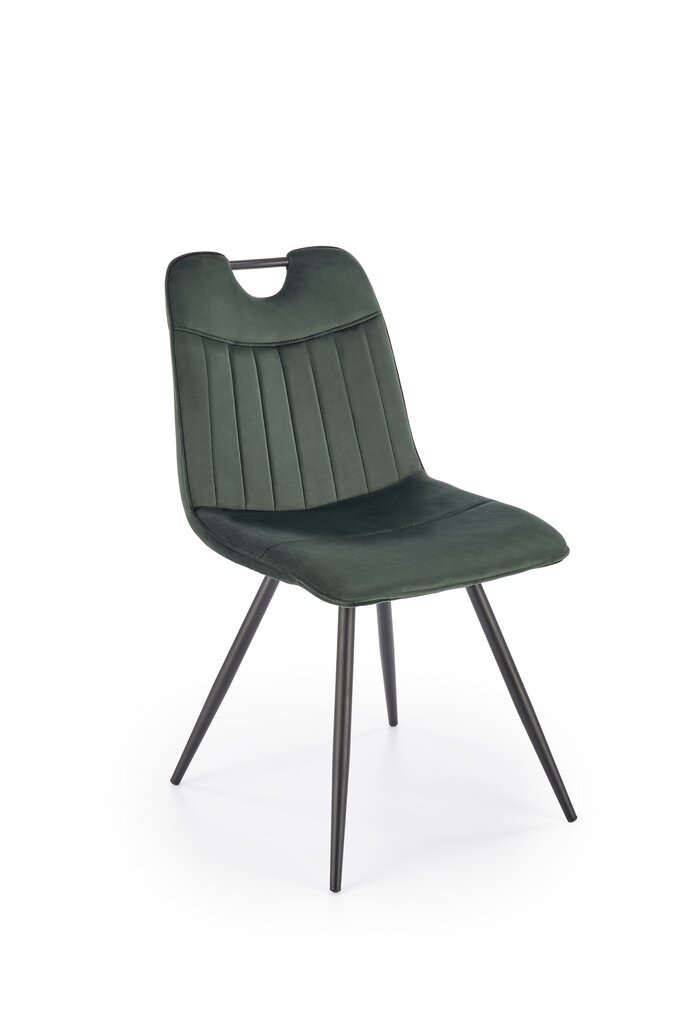 4-tooli komplekt K521, roheline/must hind ja info | Söögitoolid, baaritoolid | kaup24.ee