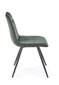 4-tooli komplekt K521, roheline/must цена и информация | Söögitoolid, baaritoolid | kaup24.ee