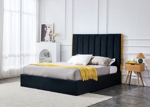 Кровать Palazzo 160х200 см, черный цвет цена и информация | Кровати | kaup24.ee