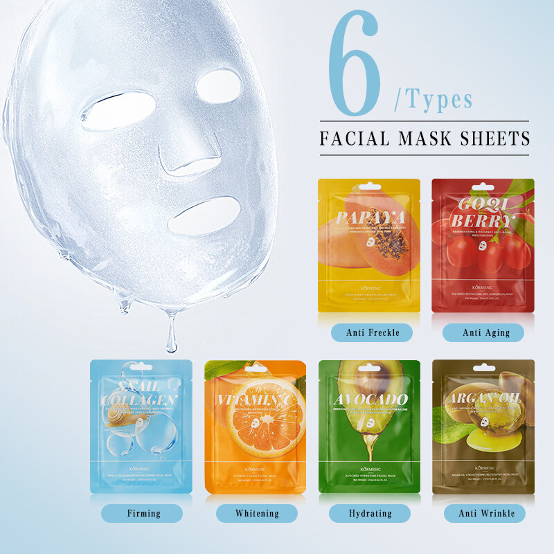 Mask papaiaga, 25ml (5 tk) hind ja info | Näomaskid, silmamaskid | kaup24.ee