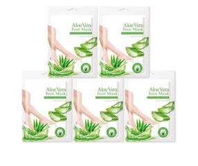 Jalamask aloe veraga, 35ml (5 paari) цена и информация | Кремы, лосьоны для тела | kaup24.ee