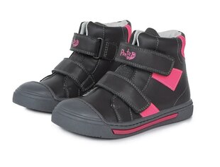 Кожаные ботинки для девочек Ponte 20.
DA06-3-736B.
Dark Grey. цена и информация | Ботинки детские | kaup24.ee