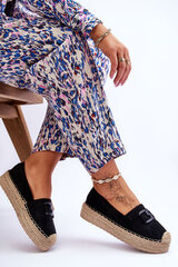 Espadrillid naistele Maurine 24539-H, must hind ja info | Naiste kingad | kaup24.ee