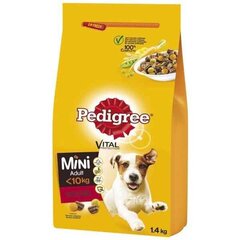 Фураж Pedigree (1,4 Kg) цена и информация |  Сухой корм для собак | kaup24.ee