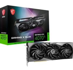 MSI GeForce RTX 4070 Ti Gaming X Slim 12G (V513-250R) hind ja info | Videokaardid (GPU) | kaup24.ee