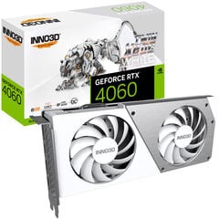 Inno3D GeForce RTX 4060 Twin X2 OC White (N40602-08D6X-173051W) цена и информация | Видеокарты | kaup24.ee