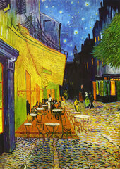 Vincent Van Gogh: Kohviku terrass öösel, 1000 tk цена и информация | Пазлы | kaup24.ee