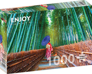 Азиатка в бамбуковом лесу 1000 шт. цена и информация | Пазлы | kaup24.ee