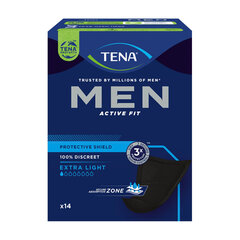 TENA Men Protective Shield Level 0, 14p цена и информация | Подгузники, прокладки, одноразовые пеленки для взрослых | kaup24.ee