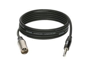 Klotz, Xlr, Jack Stereo 6.3 mm, 0.6m цена и информация | Кабели и провода | kaup24.ee