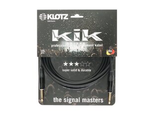 Klotz, 2 x Jack Mono 6.3 mm, 6m hind ja info | Kaablid ja juhtmed | kaup24.ee