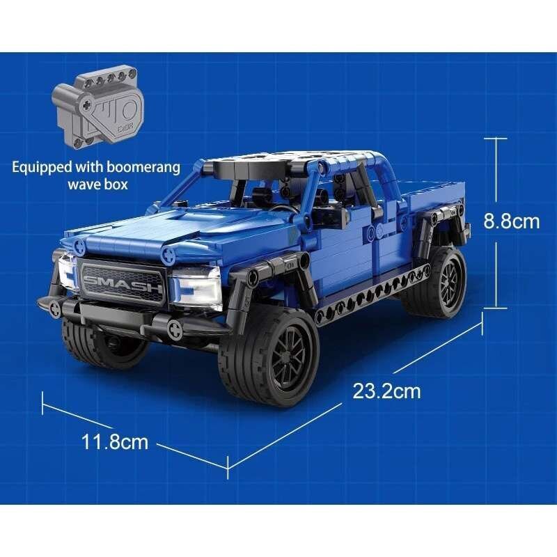 Ehitusklotsid CaDA sinine auto 390 tk hind ja info | Klotsid ja konstruktorid | kaup24.ee